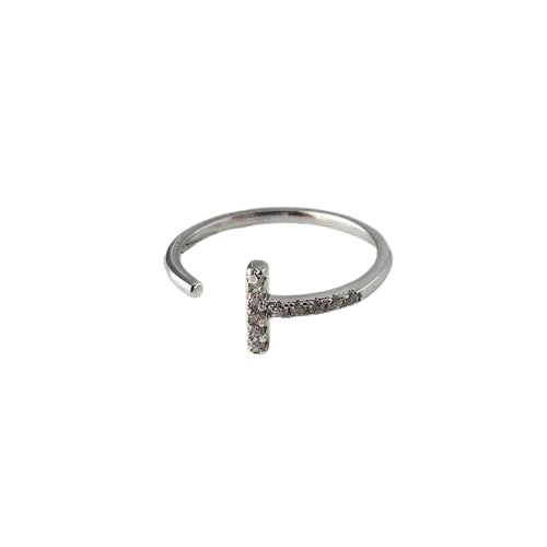 ZOYA JEWELRY DESIGN 925 Silver and Gold Plated Ring for Women | Adjustable Dainty Fashion Jewelry with Cubic Zirconia | Elegant Stackable Minimalist Ring for Women