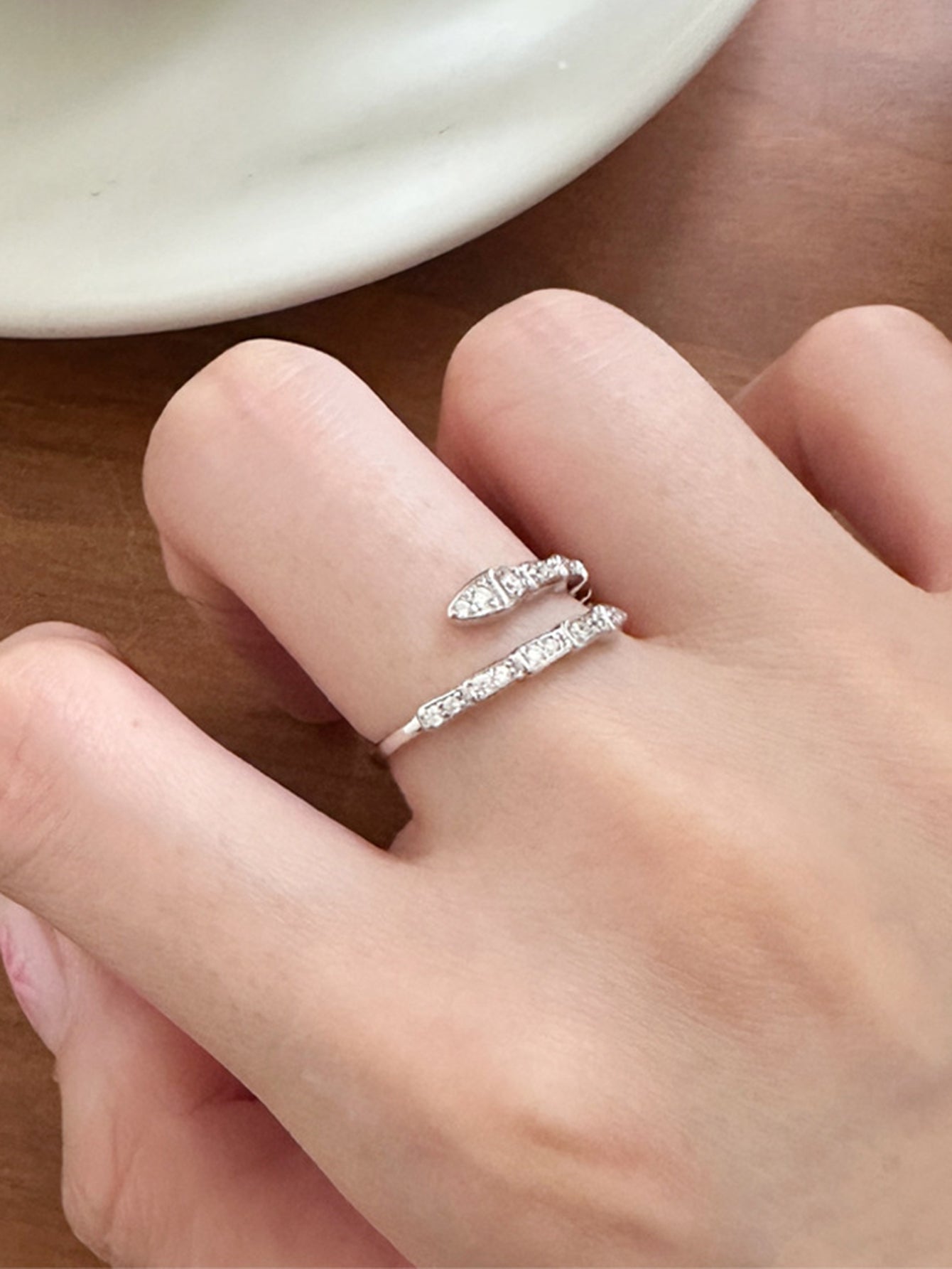 Silver Snake Ring