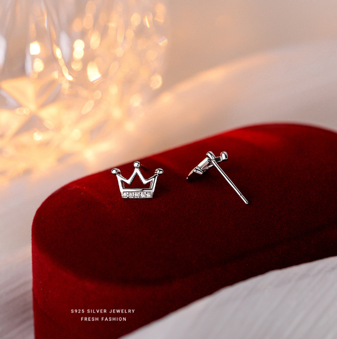 Crown Stud Earrings