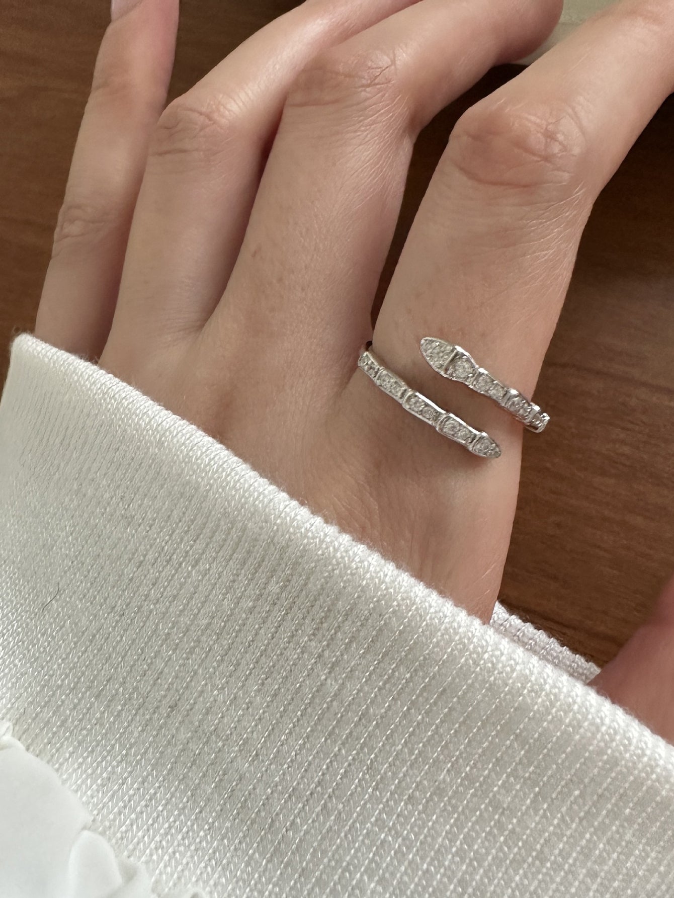 Silver Snake Ring