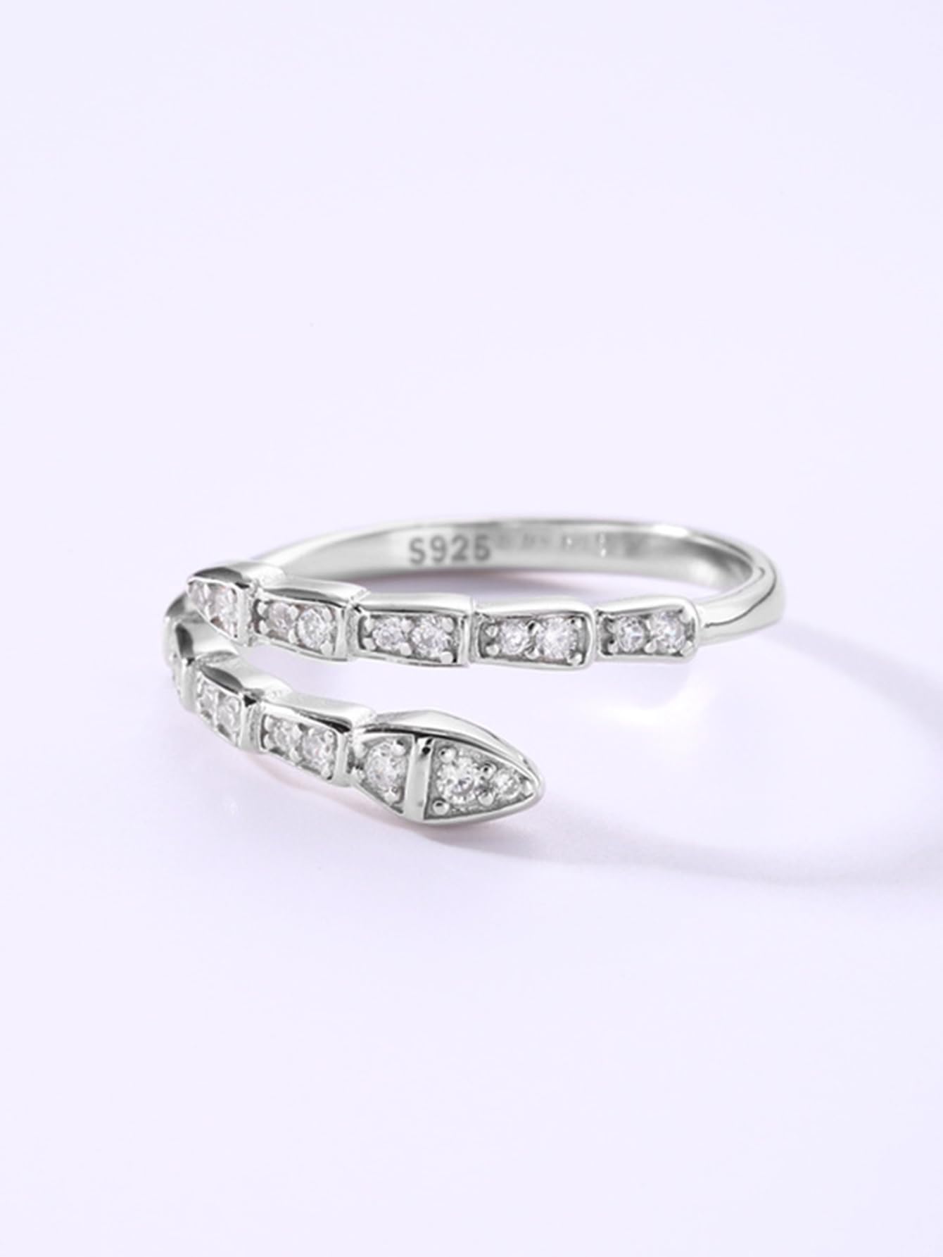 ZOYA JEWELRY DESIGN 925 Silver and Gold Plated Ring for Women | Adjustable Dainty Fashion Jewelry with Cubic Zirconia | Elegant Stackable Minimalist Ring for Women
