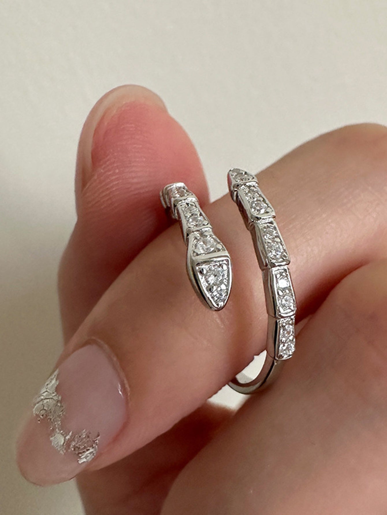 Silver Snake Ring