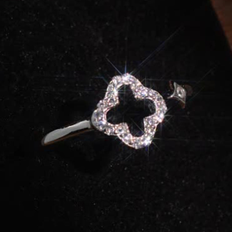 Silver Flower Ring