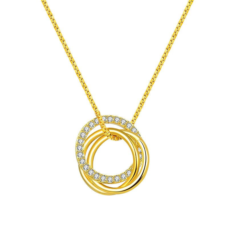 Triple Circle Necklace