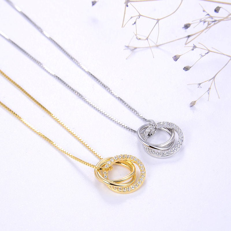 Triple Circle Necklace