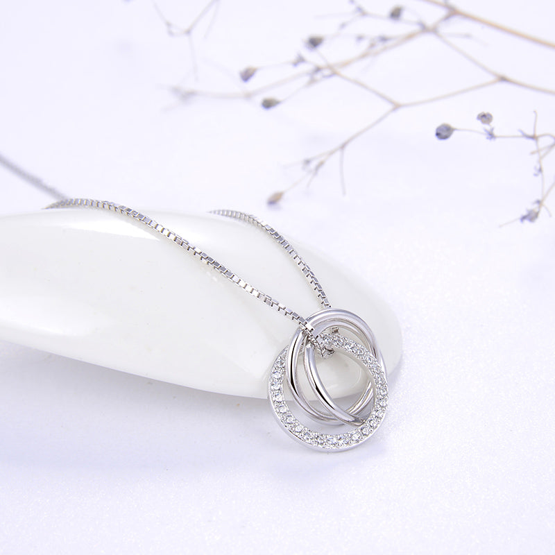 Triple Circle Necklace
