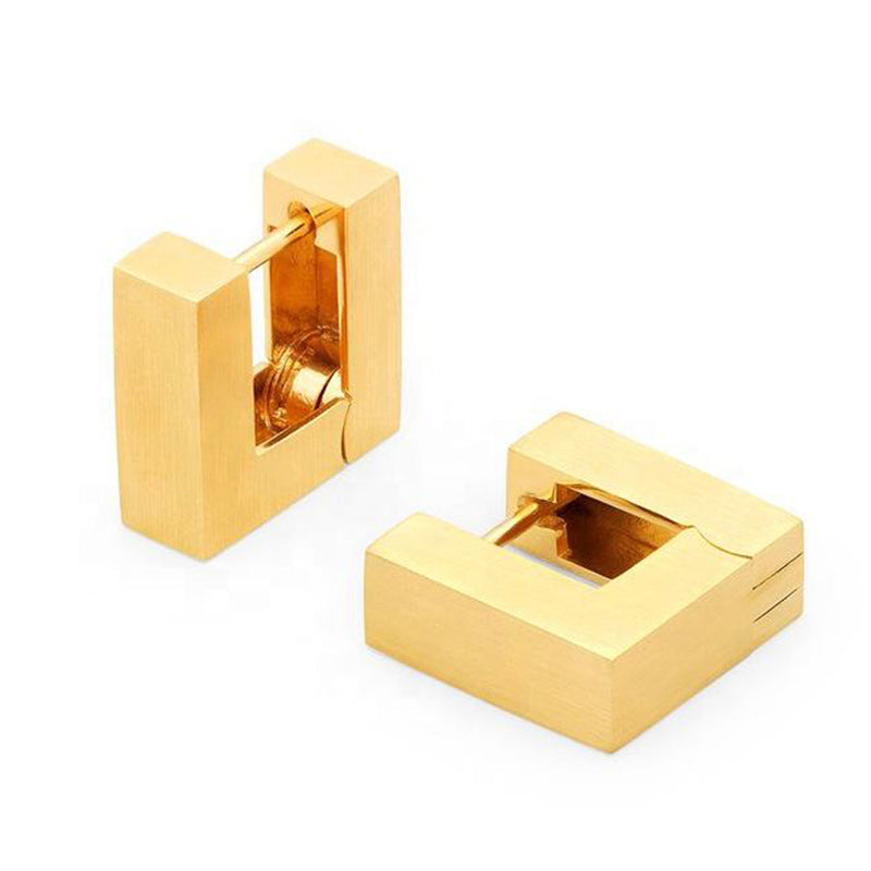 Square Block Earrings
