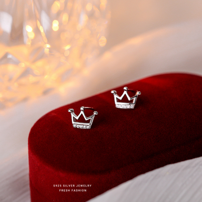 Crown Stud Earrings