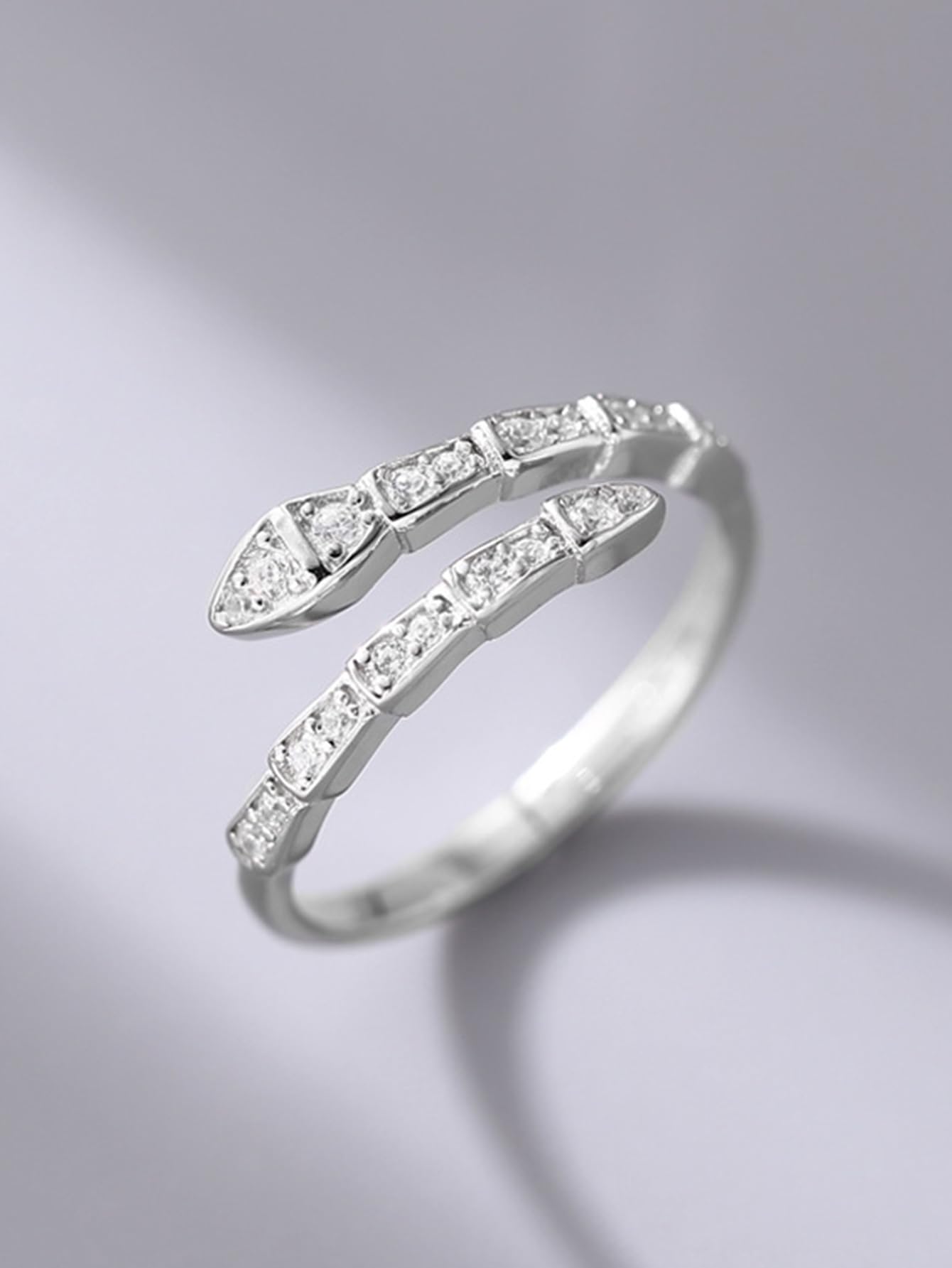 ZOYA JEWELRY DESIGN 925 Silver and Gold Plated Ring for Women | Adjustable Dainty Fashion Jewelry with Cubic Zirconia | Elegant Stackable Minimalist Ring for Women