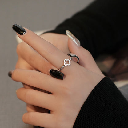 Silver Flower Ring