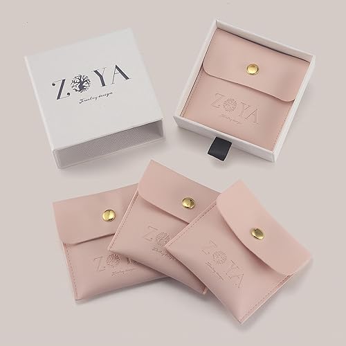 ZOYA JEWELRY DESIGN Gold Plated 925 Sterling Silver flower shape Stud Earrings - Cute Gold Earrings for Women and Girls