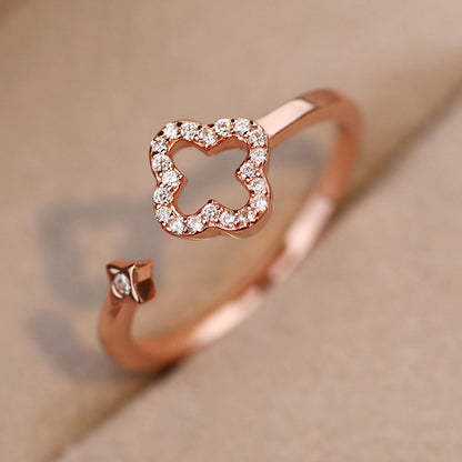 Silver Flower Ring