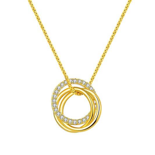 Triple Circle Necklace