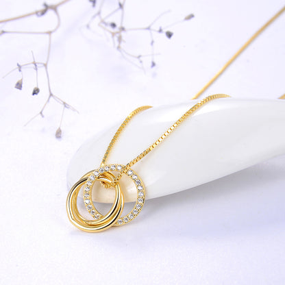 Triple Circle Necklace