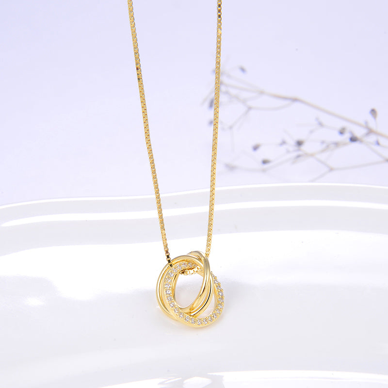 Triple Circle Necklace
