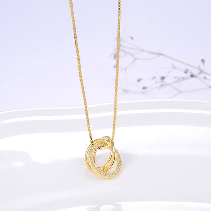 Triple Circle Necklace
