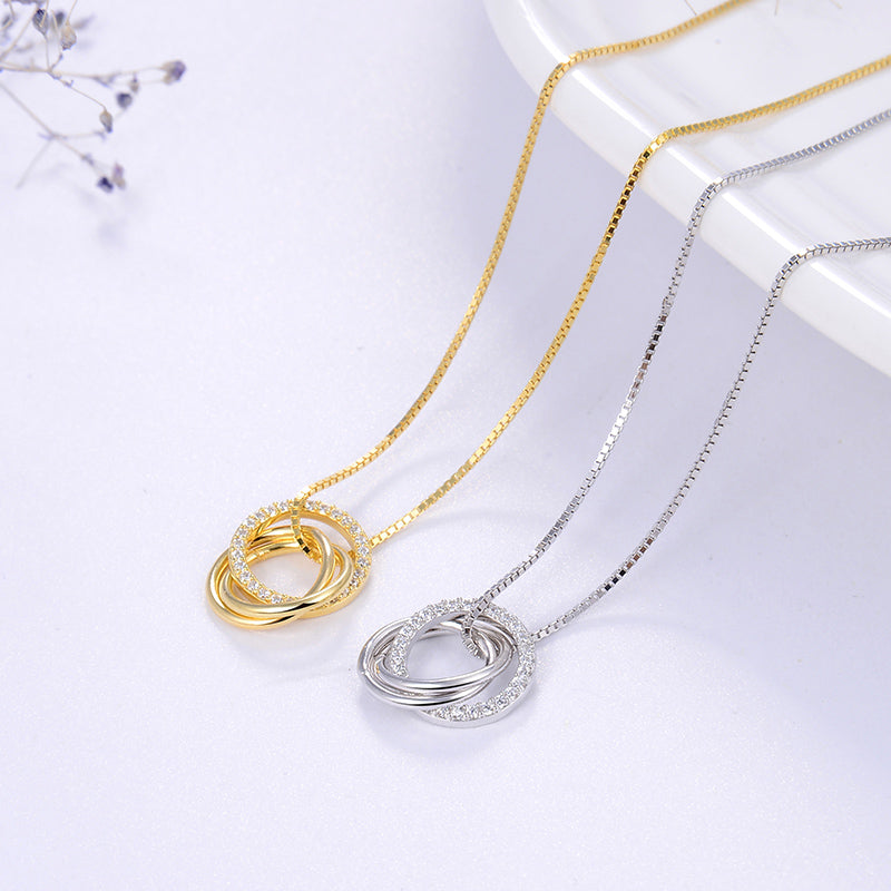 Triple Circle Necklace